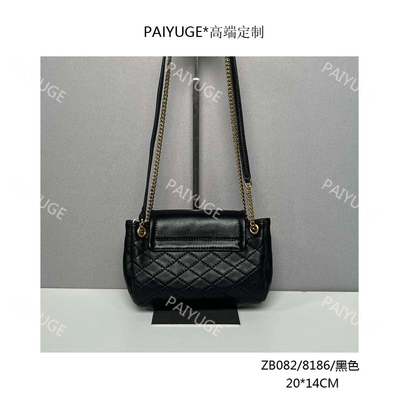 ZB082/8186/黑 paiyuge高端订制百搭女士手提单肩斜挎包1774