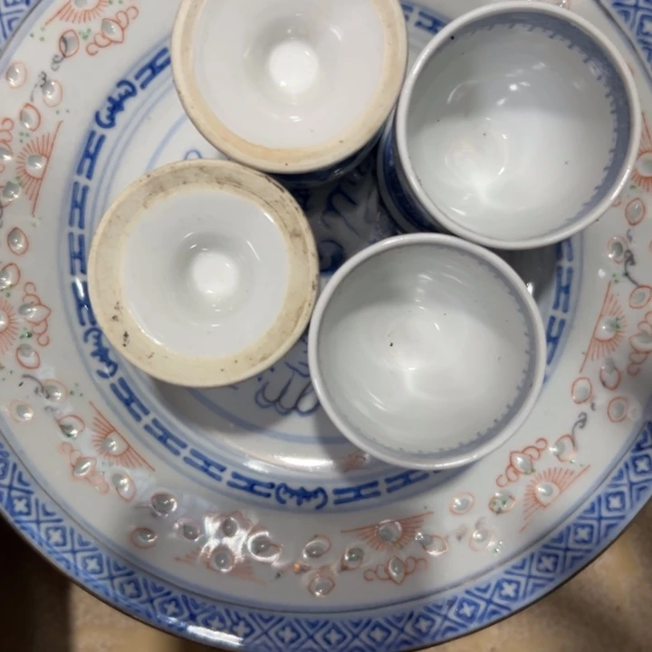 杯画****绢景德镇陶瓷高级梧桐的杯