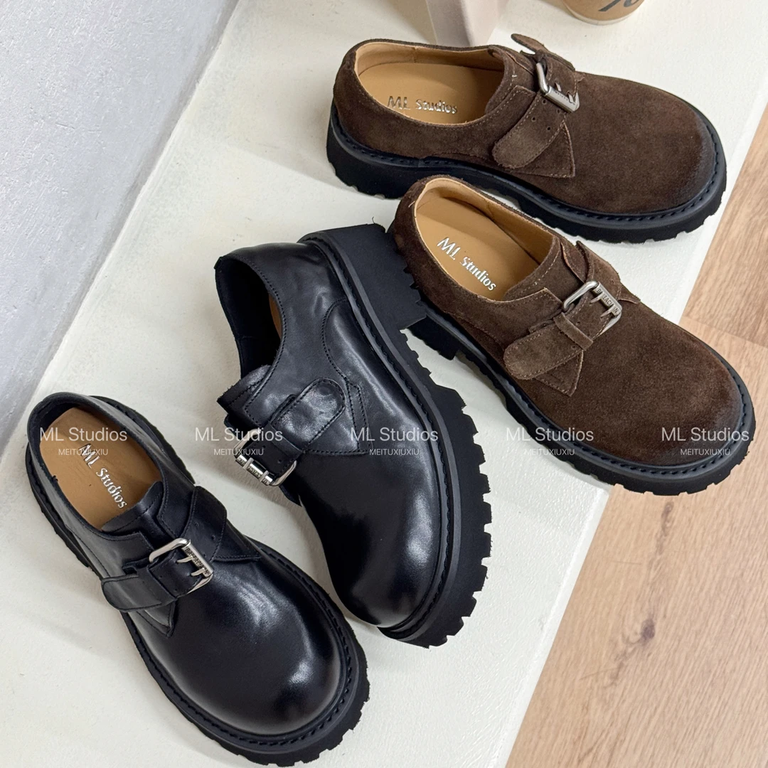 火火【慵懒风4.5】ML29520德比乐福鞋时尚女鞋简约英伦风