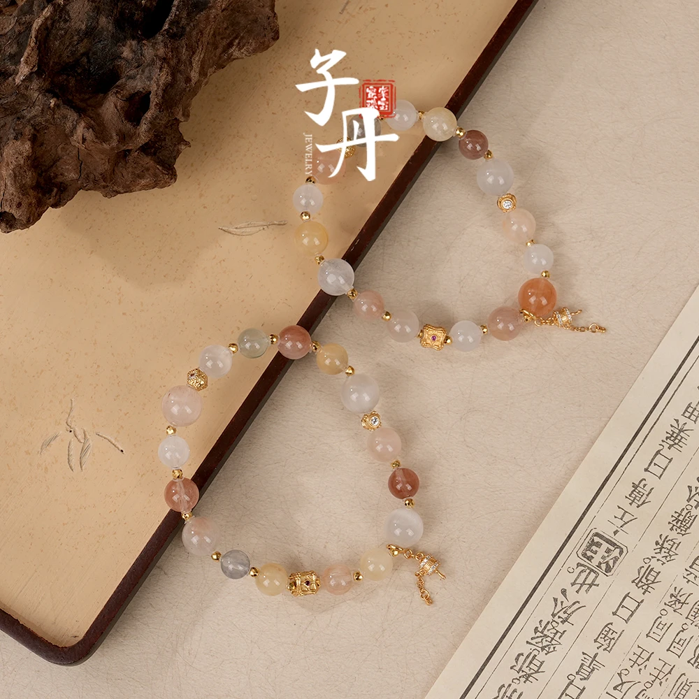 【蜜棠二店】彩兔毛DIY手链（多样性发/发一串）C5-685