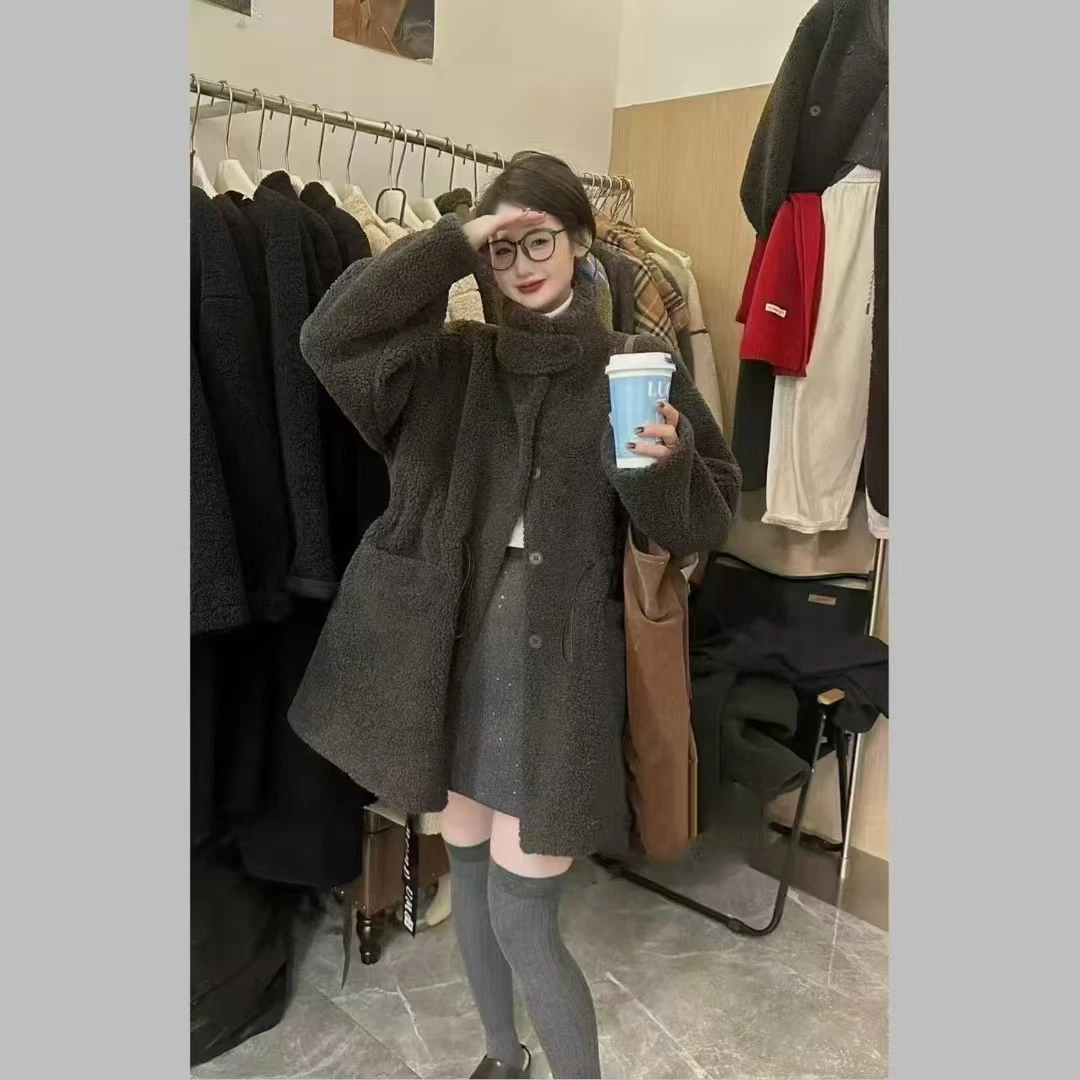 新款外套加厚宽松版