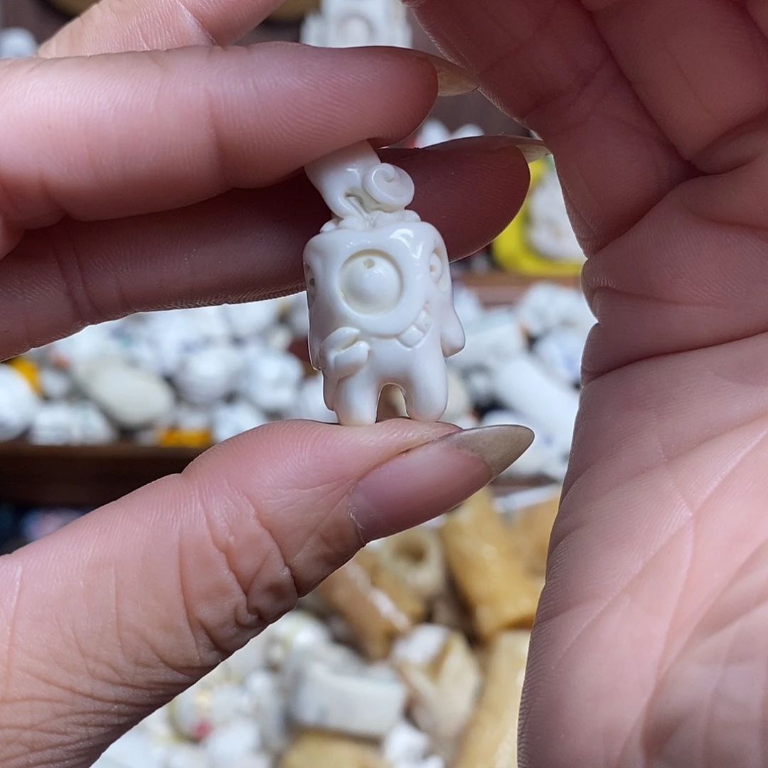鹿骨把件38号门牙不退换