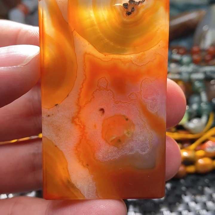 【闪购商品】玛瑙/玉髓颈饰未镶嵌老**o