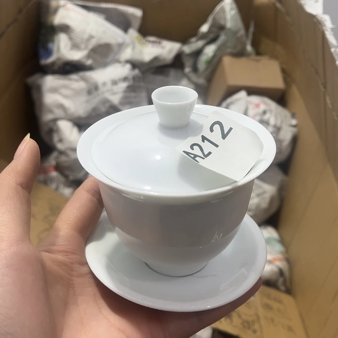 瓷片茶摆件工艺品摆件666