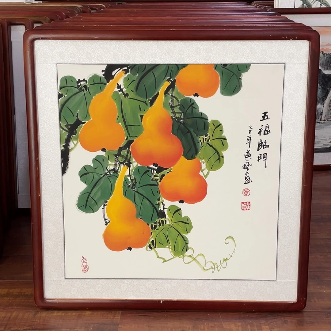 国画带框尺寸63*63厘米
