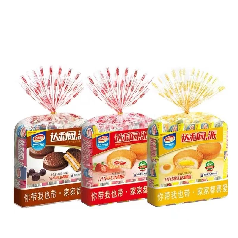 达利园蛋黄派230克.巧克力派260克.草莓派230克宿舍解馋小零食