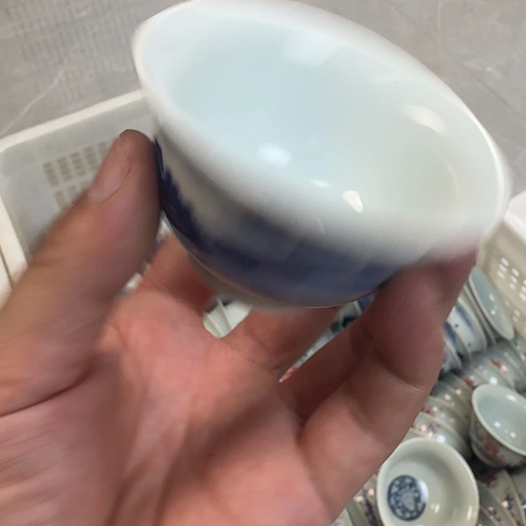 嗯***。杯手工手绘山水小压手拍一发六