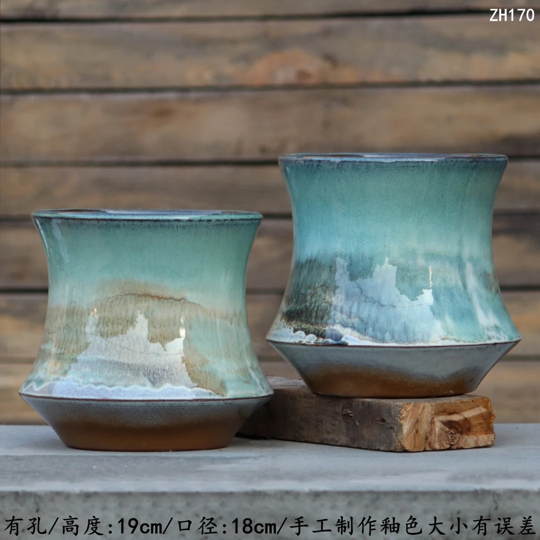 大口径透气花盆适用于三角梅蝴蝶兰多肉等盆景ZH170