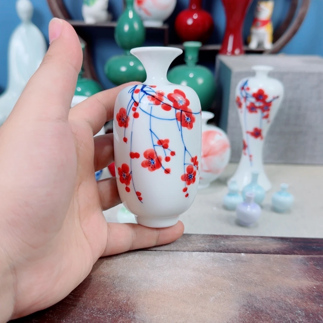 陶瓷手工小花器摆件