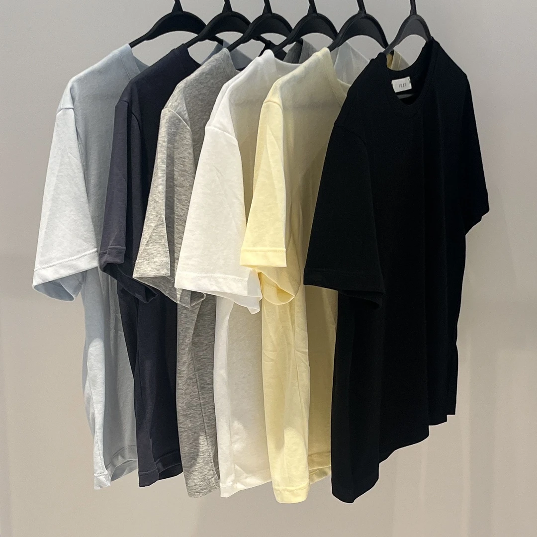 跑量款！！圆领净版薄t短袖