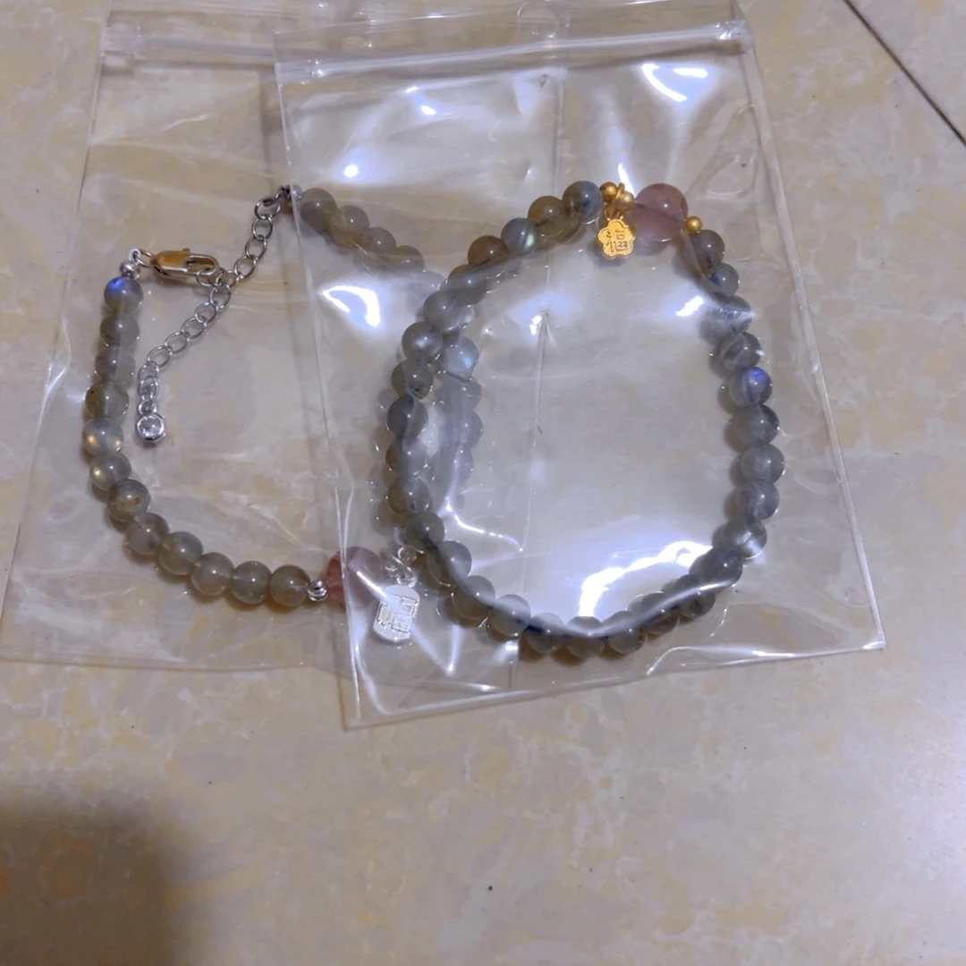 未镶嵌耳饰水晶两条