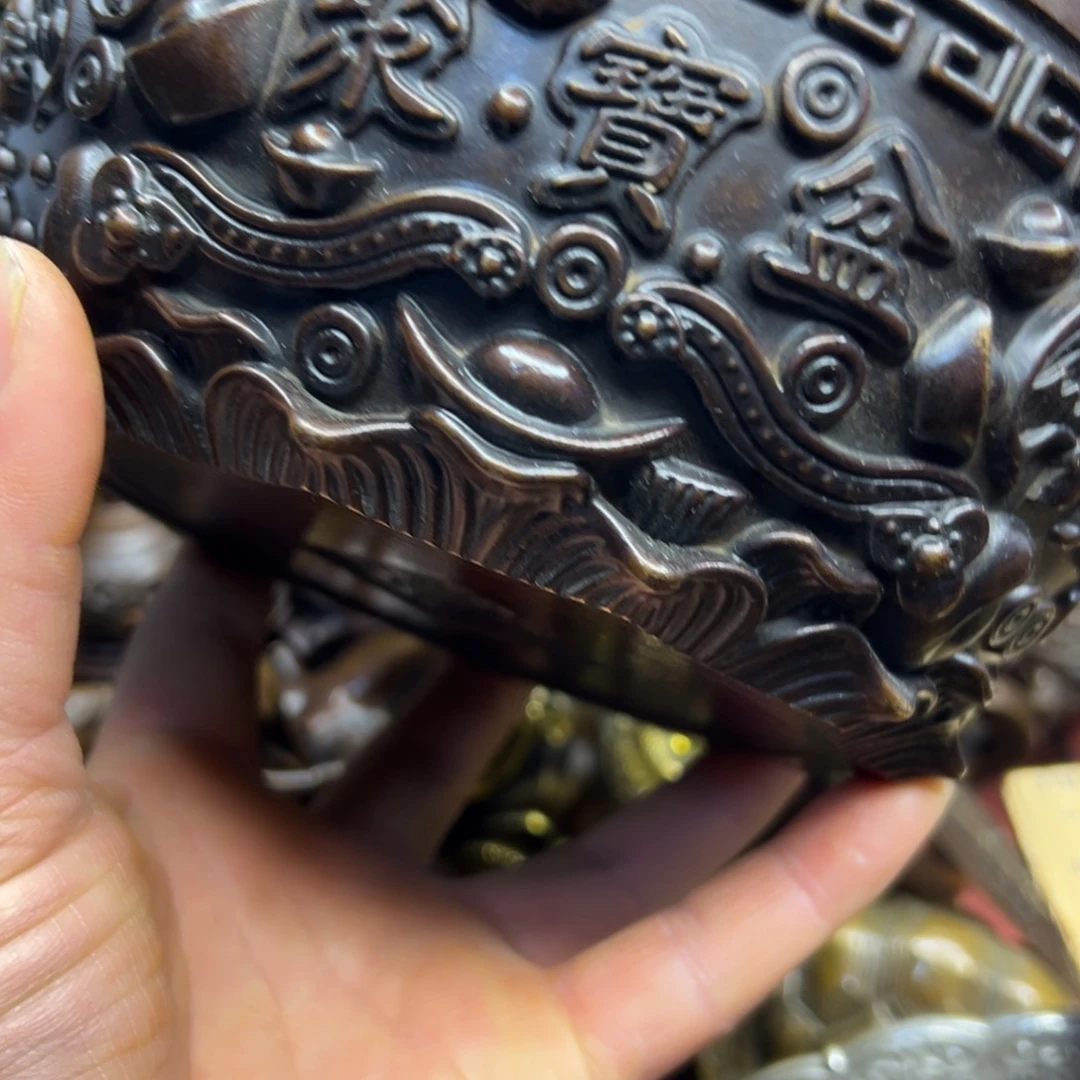 铜摆件欢迎欢迎你