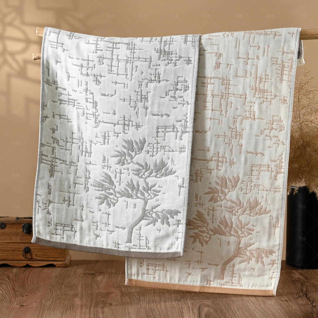 日系原单汉麻毛巾家用吸水多功能擦脸柔软亲肤复古洗脸35*75cm