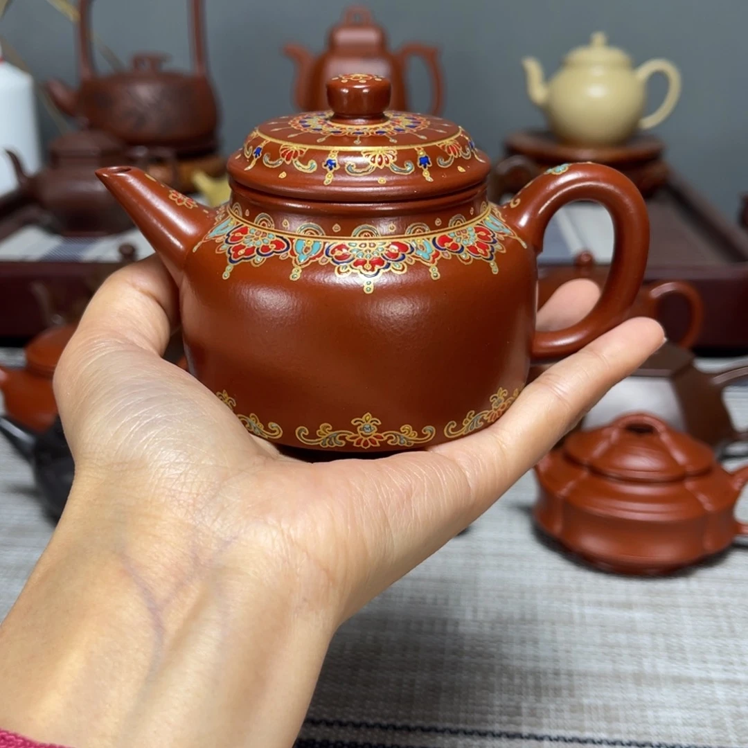 茶壶紫砂蚂**煊全手工德中160cc