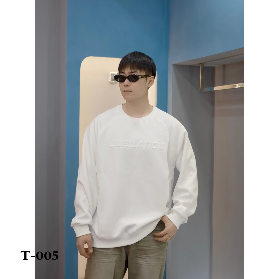 胖胖高卫衣长袖纯色圆领男士宽松时尚上衣大码男装休闲百搭t-005