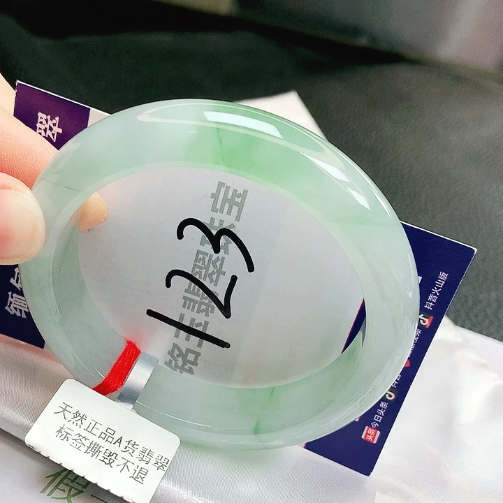 翡翠未镶嵌手镯缅甸天然a货翡翠手镯
