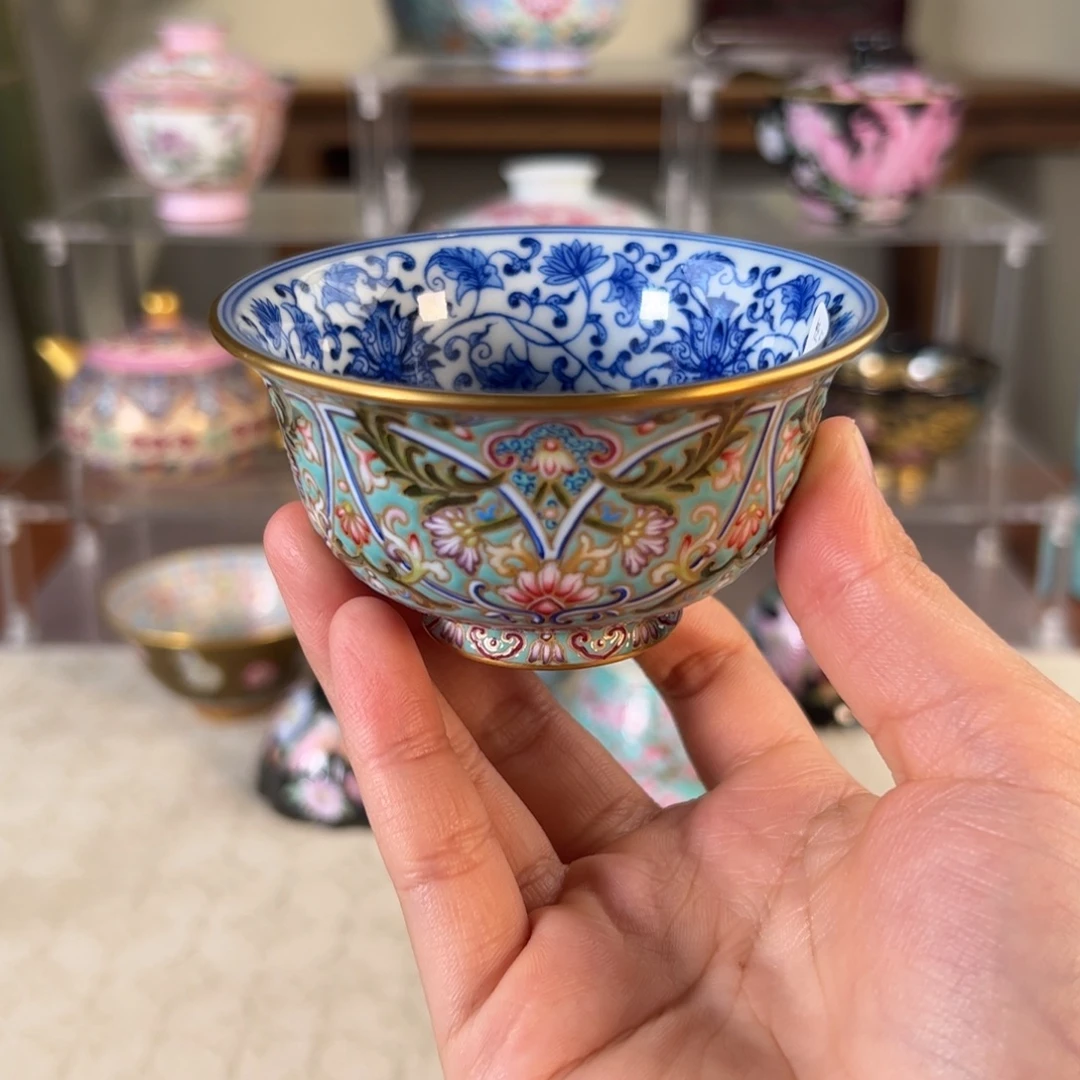纯手工手绘 高端茶器