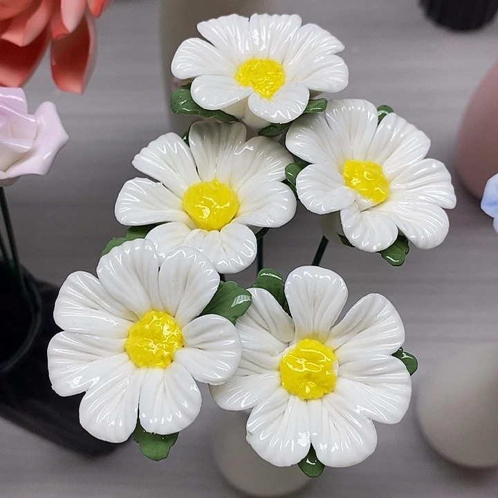 陶瓷陶瓷材料小雏菊