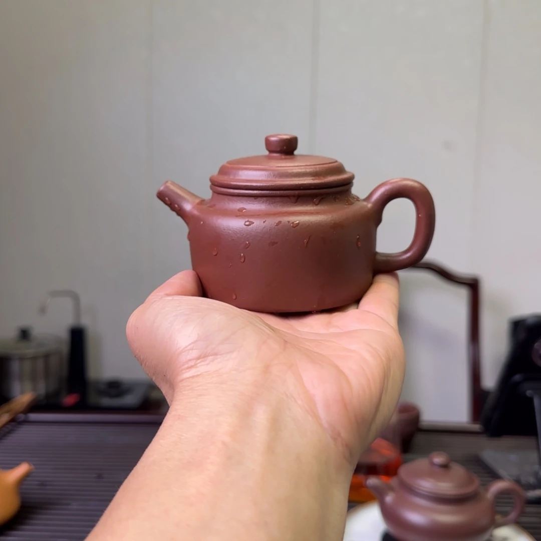 茶壶紫砂连*古法炼制手工泥底槽清 全手工德中180cc