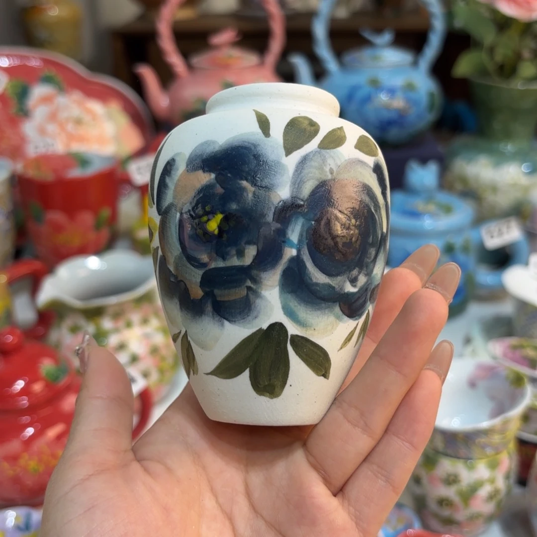 景德镇手绘高温釉下彩陶瓷茶具