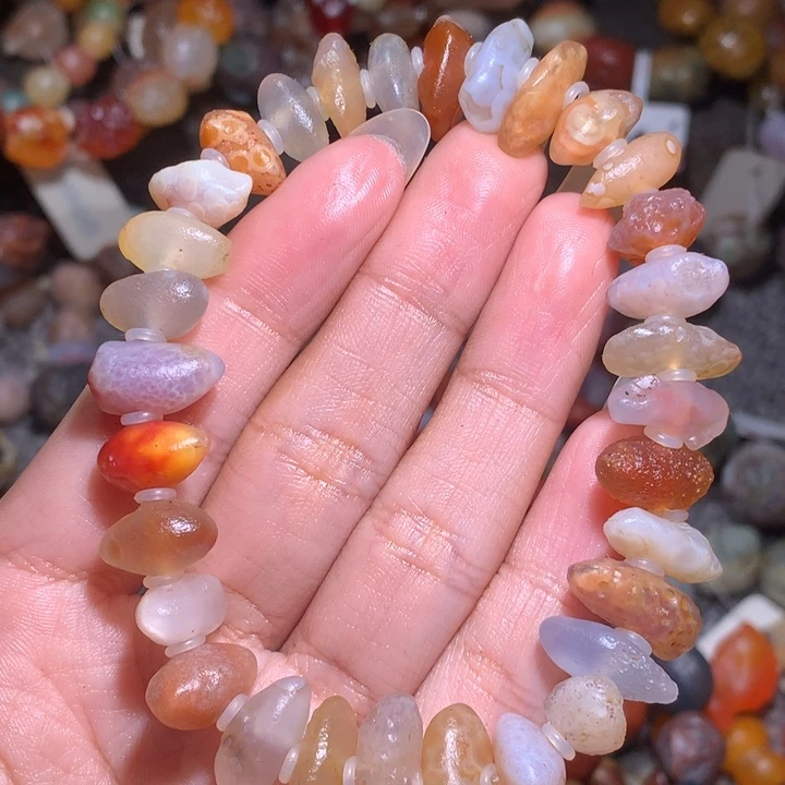 未镶嵌玛瑙/玉髓珠宝半成品