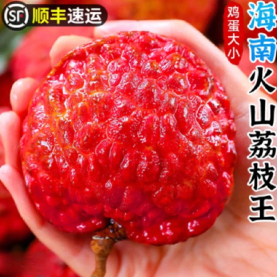 海南火山口荔枝王新鲜当季水果顺丰冷链包邮