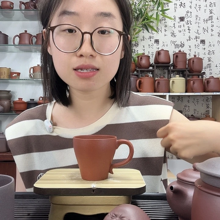 茶杯紫砂原矿红降坡马克主人杯一个200CC没礼盒