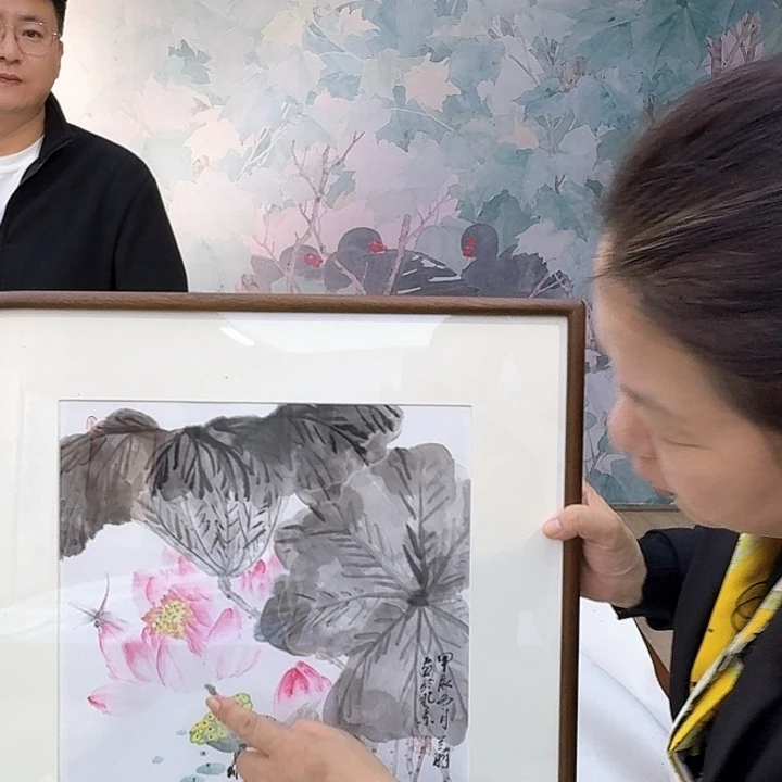 国画亲笔手绘放心去藏