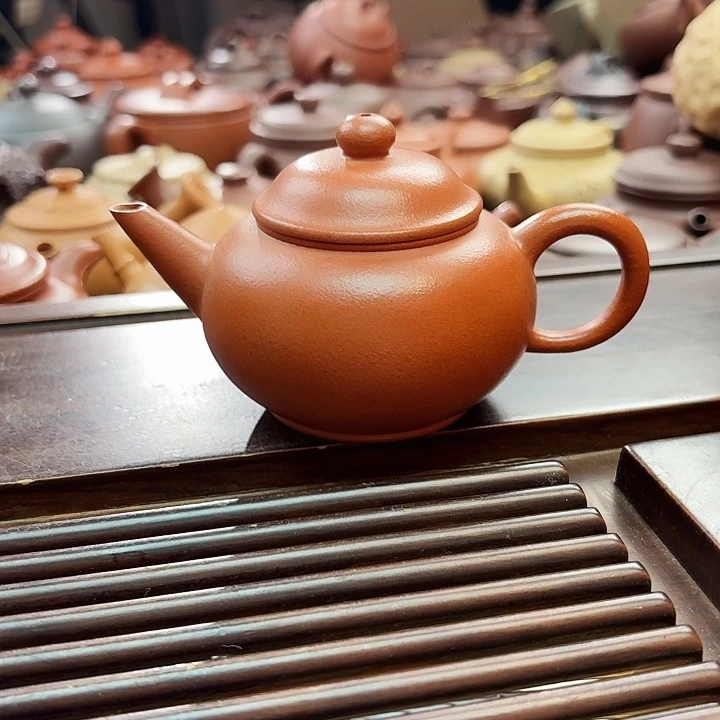 茶壶紫砂大红泥水平