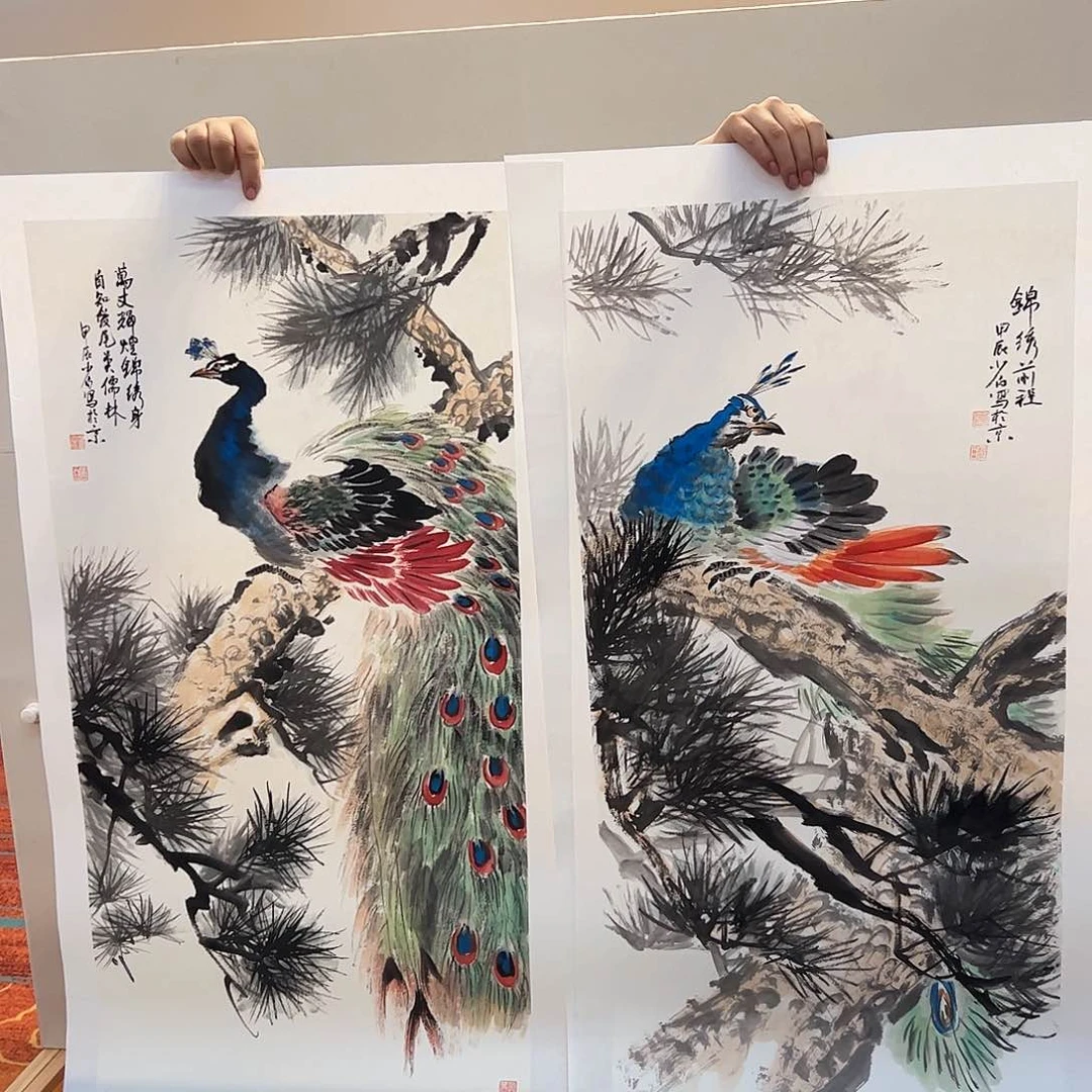 国画书法作品欣赏，书法作品