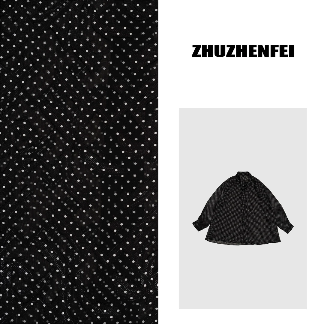 ZHUZHENFEI【波点衬衫】波点百搭显瘦减龄透气长袖衬衫Z352119