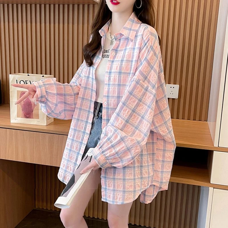 夏季时尚洋气复古设计感小众百搭显瘦韩版衬衫女装上衣外套2025