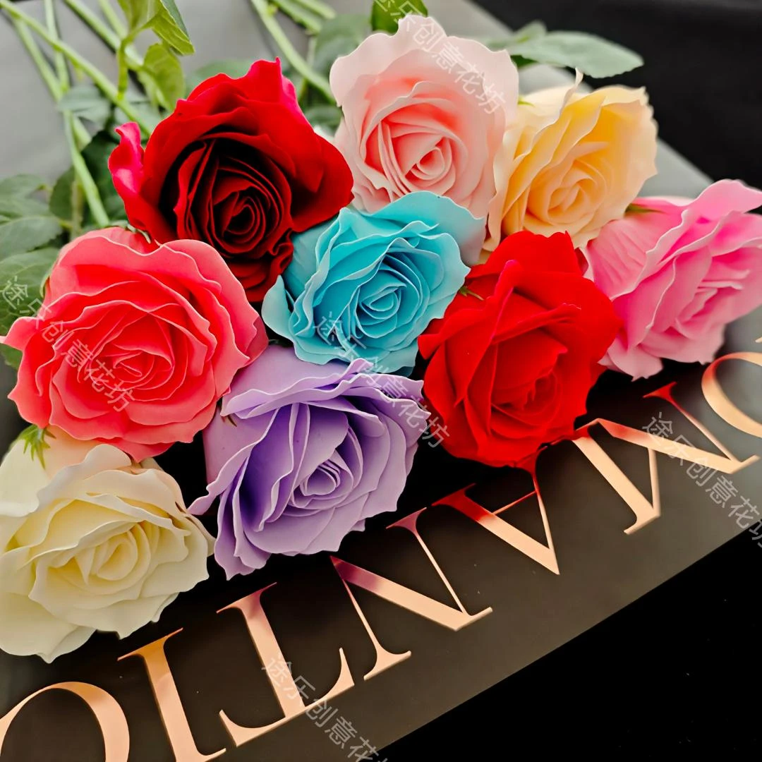 香皂花曼塔玫瑰手工DIY材料包节日礼品生日礼物