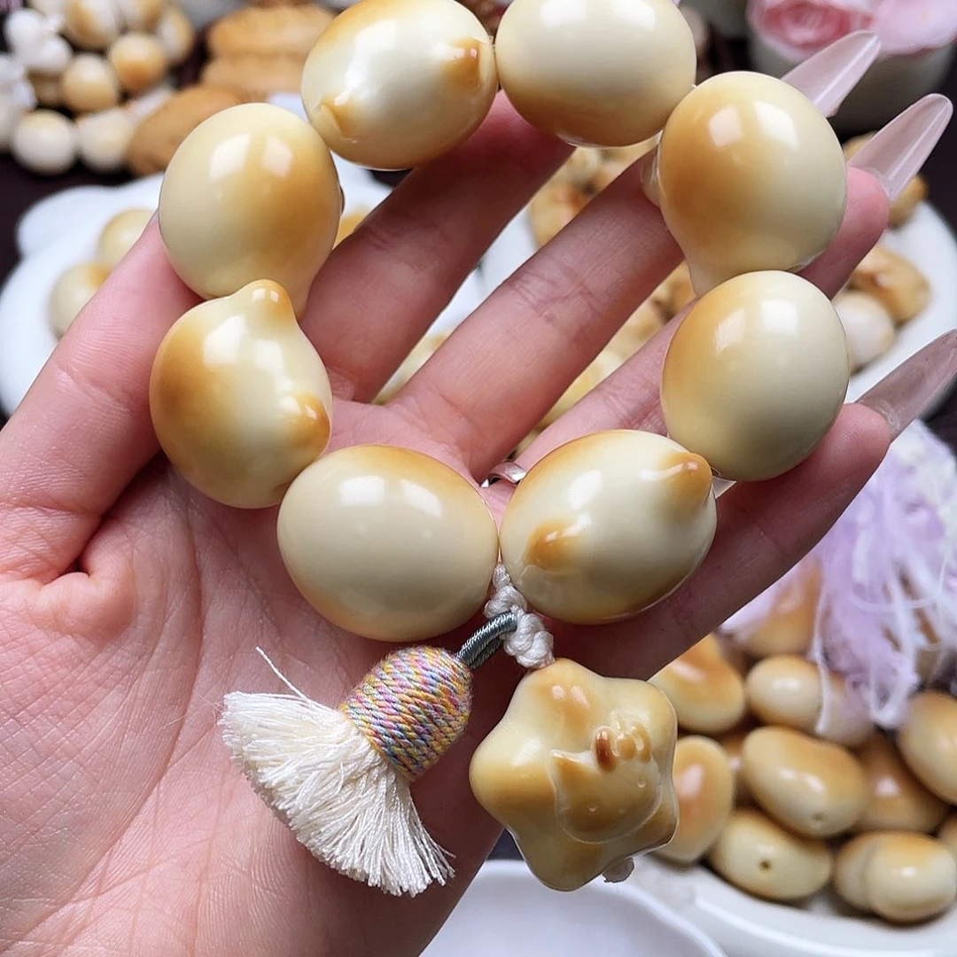 吊坠白玉菩提一串成品c