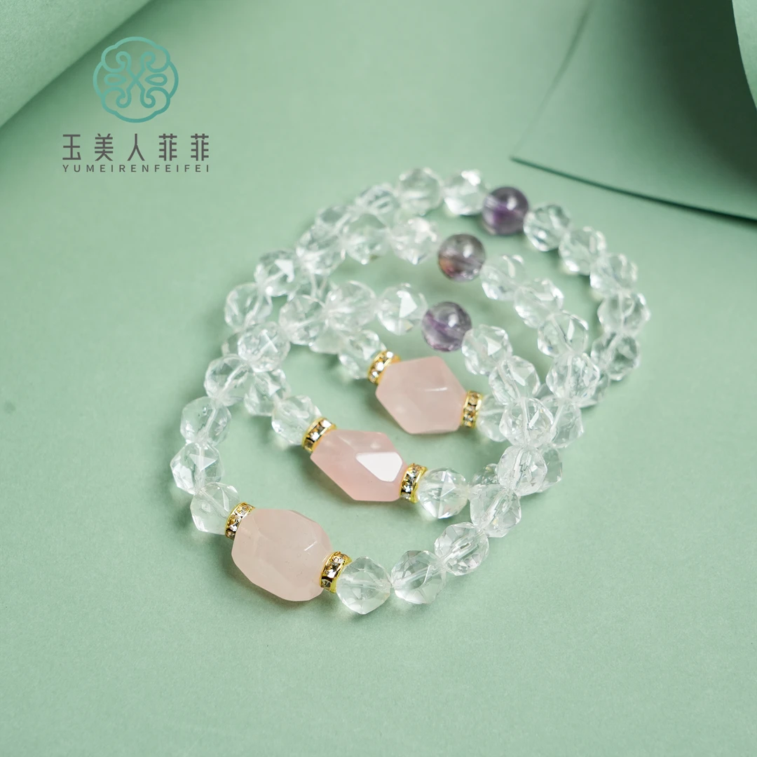 爽爽推荐*水晶单圈手串约9mm/多样性发一