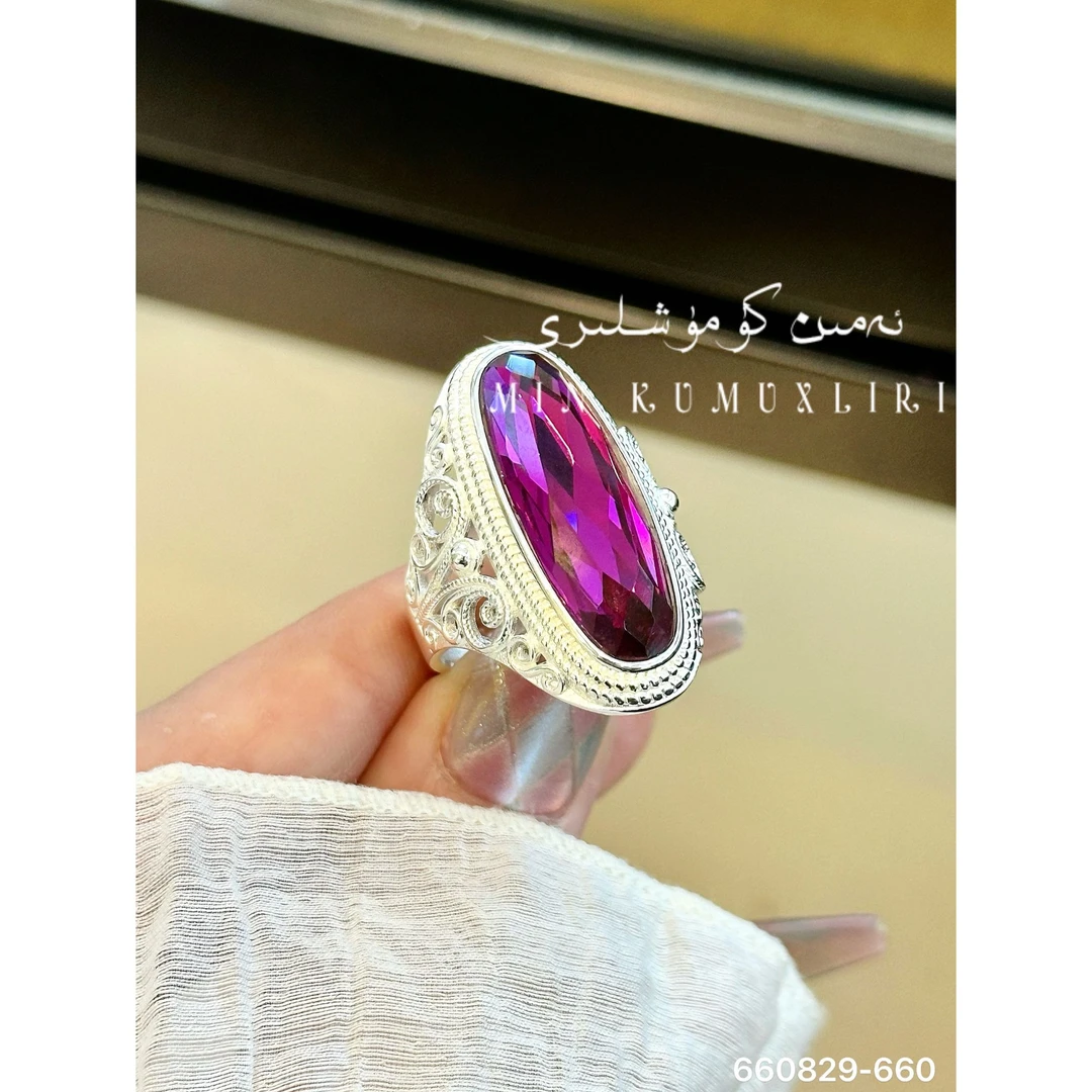 足银戒指 爱敏首饰戒指660829