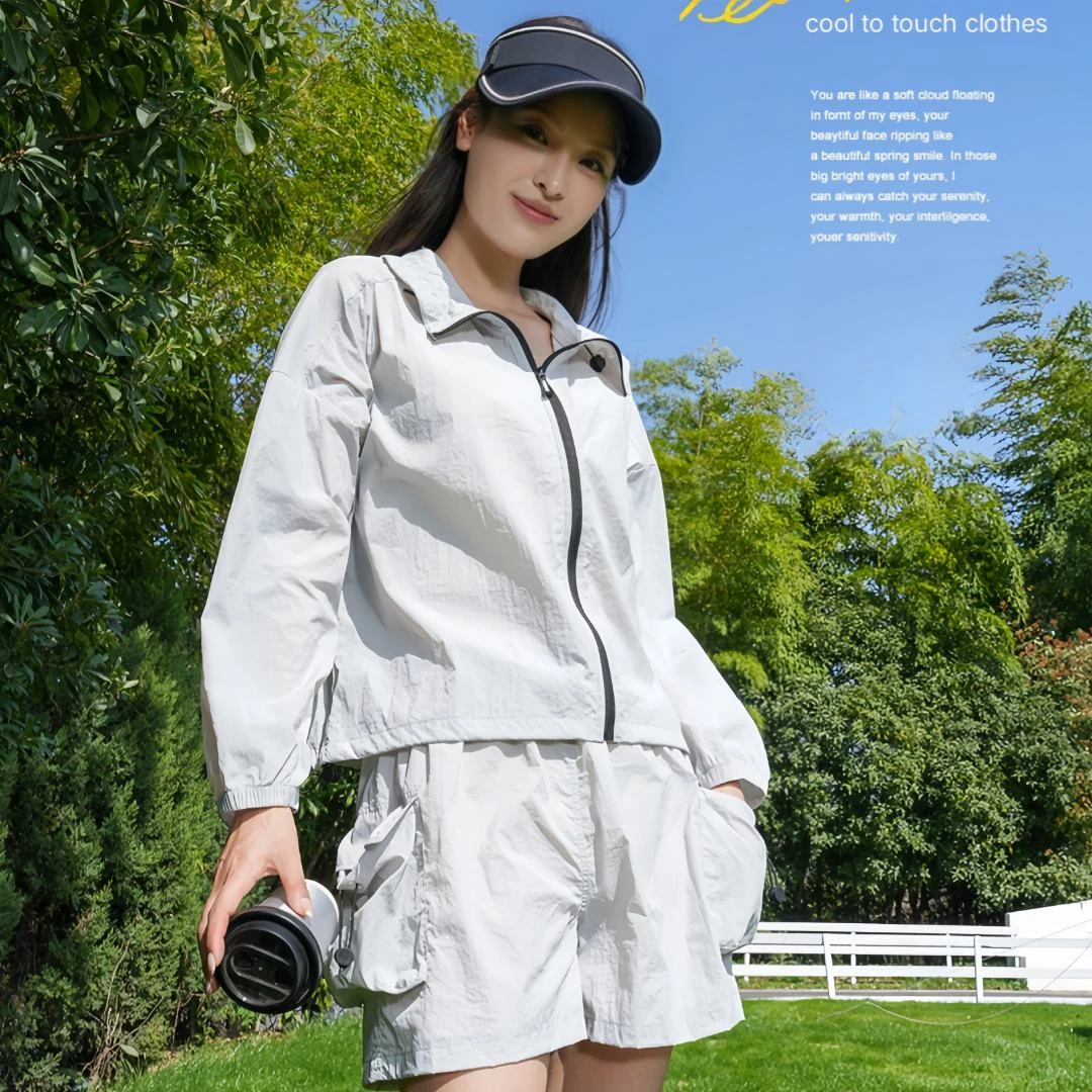 【FS609】夏季亲肤新款轻薄防晒轻量化时尚防晒套装轻薄防晒户外