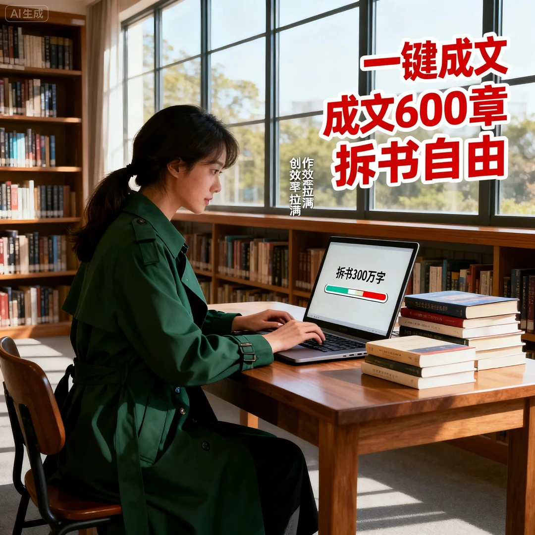 【专业网文写作软件】全自动生成（含4万字数包+拆书稿+小说转剧本）