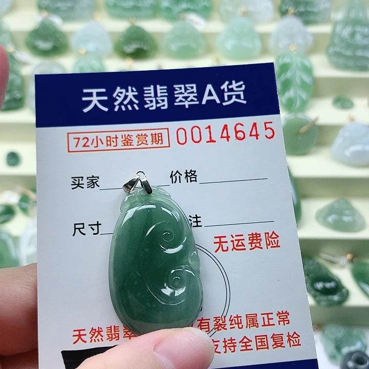 颈饰未镶嵌翡翠吊