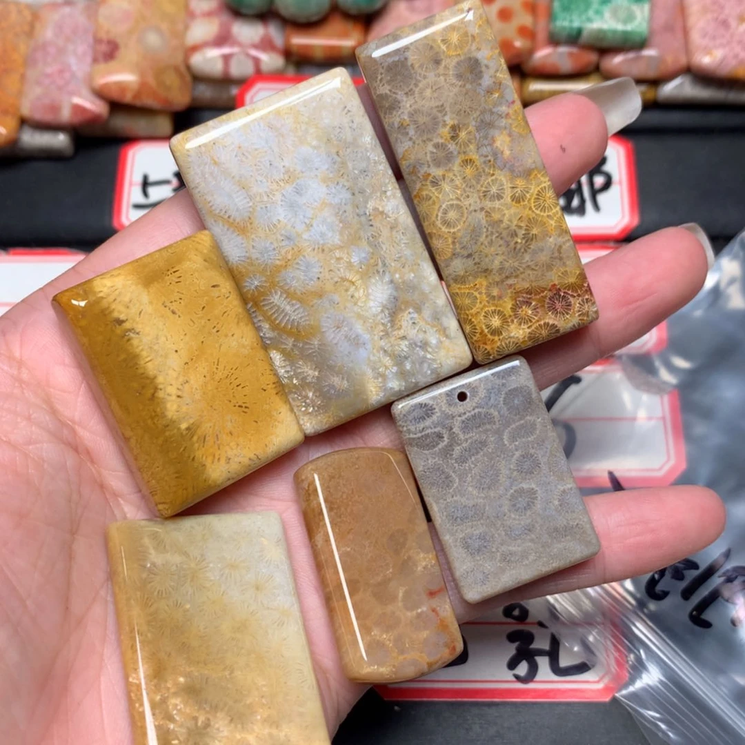 【闪购商品】未镶嵌颈饰硅化玉明***雨