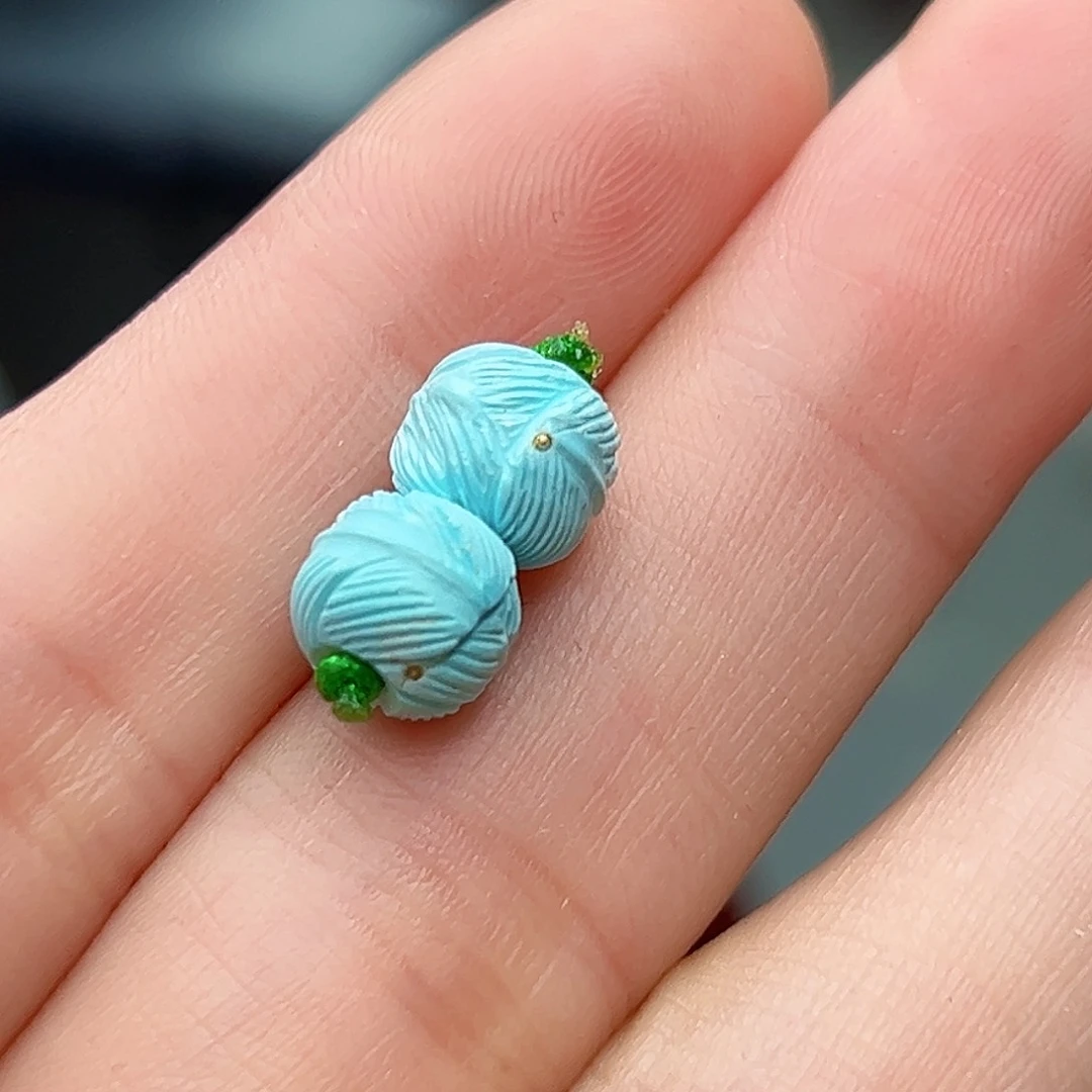 绿松石珠宝奇石未镶嵌