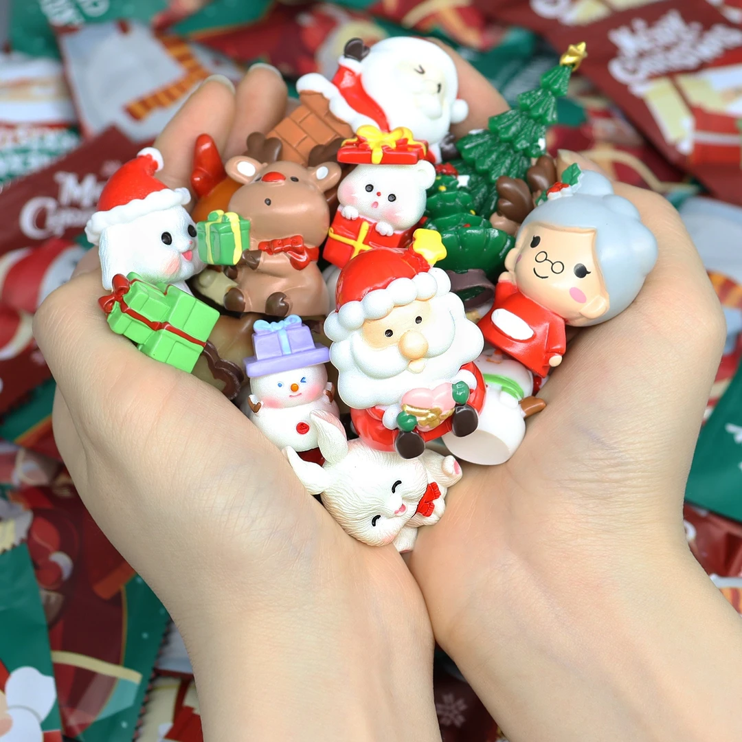 圣诞节新款独立盲袋圣诞老人礼物玩具学生幼儿园奖励礼品装饰摆件