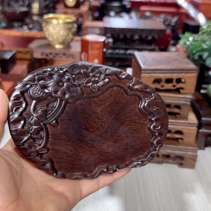 琉璃手工艺品红木工艺品摆件