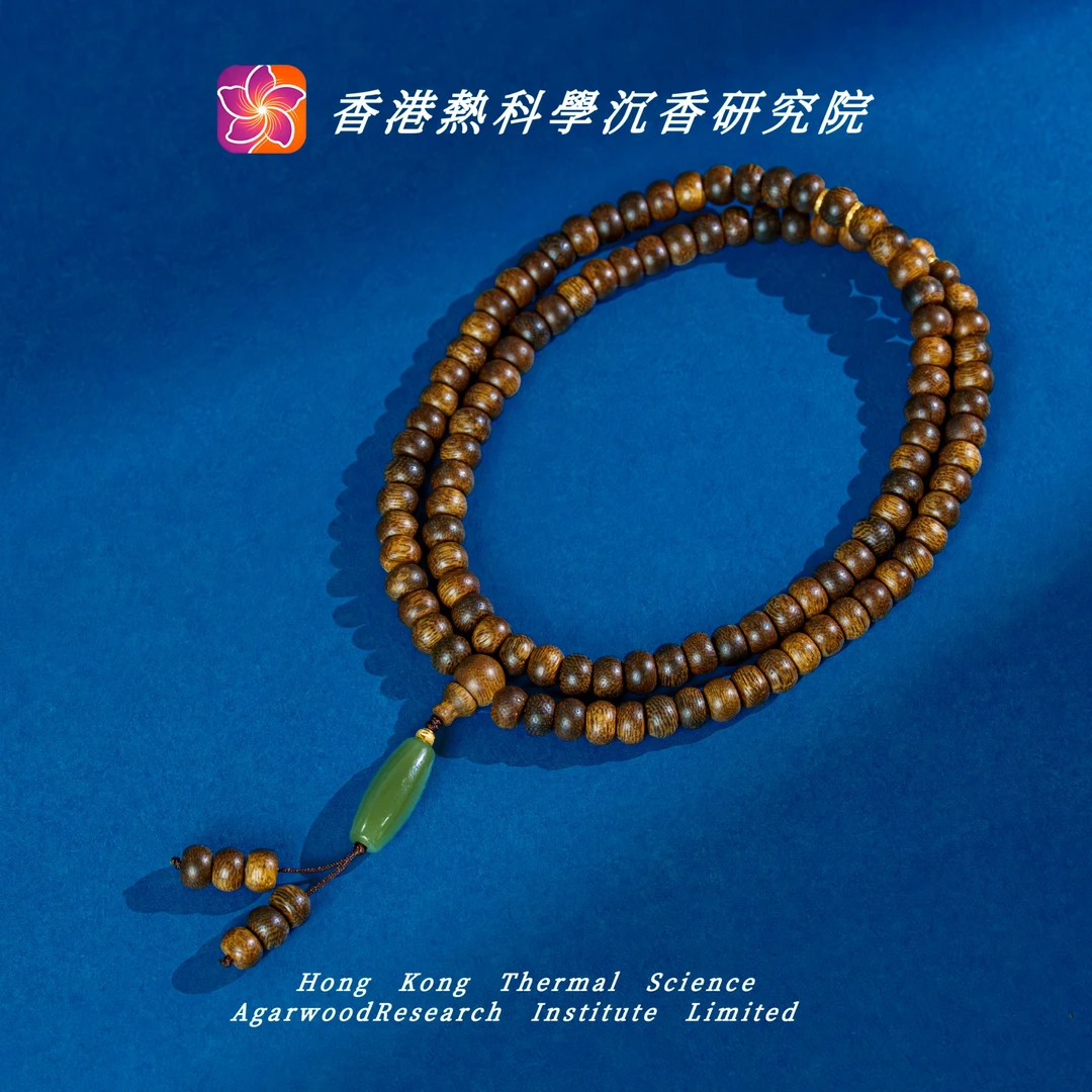 沉香【热科学研究院】沉水越南 芽庄树心油老白奇6*8多圈设计款手串