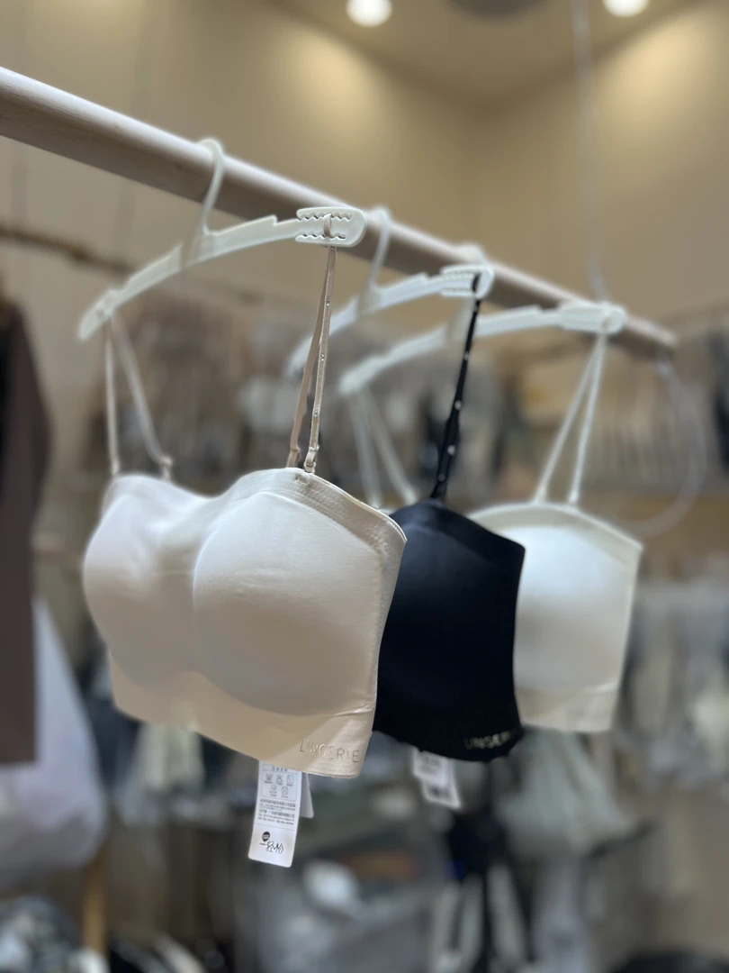 元気品无肩带A/B杯液态果冻胶无痕抹胸式肩带可拆卸内衣无钢圈