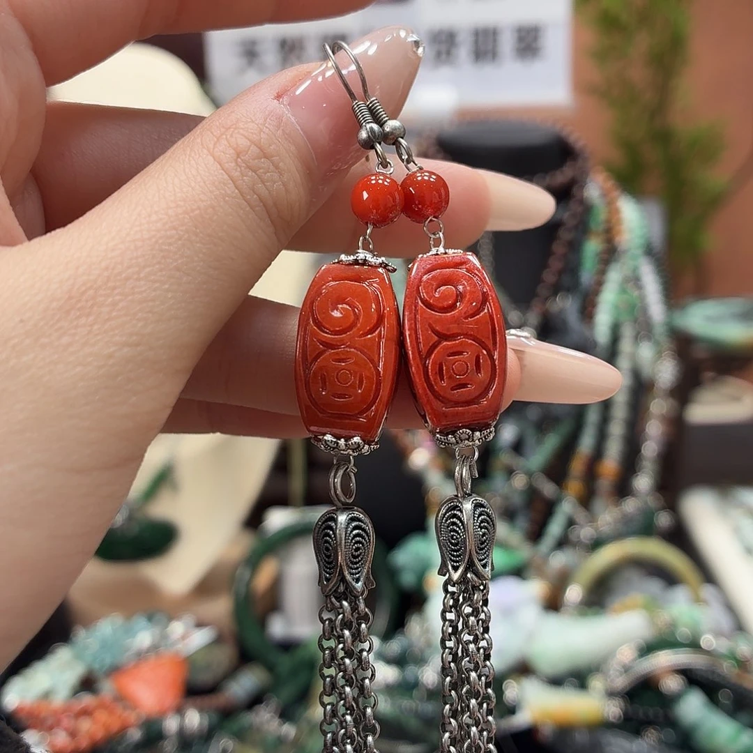 翡翠未镶嵌手链耳饰