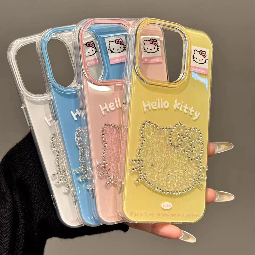 IMD硬壳软边KT猫适用苹果16/15pro手机壳vivo华为荣耀oppo小米