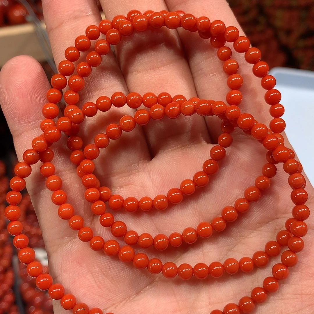南红玛瑙未镶嵌手链，发货一个