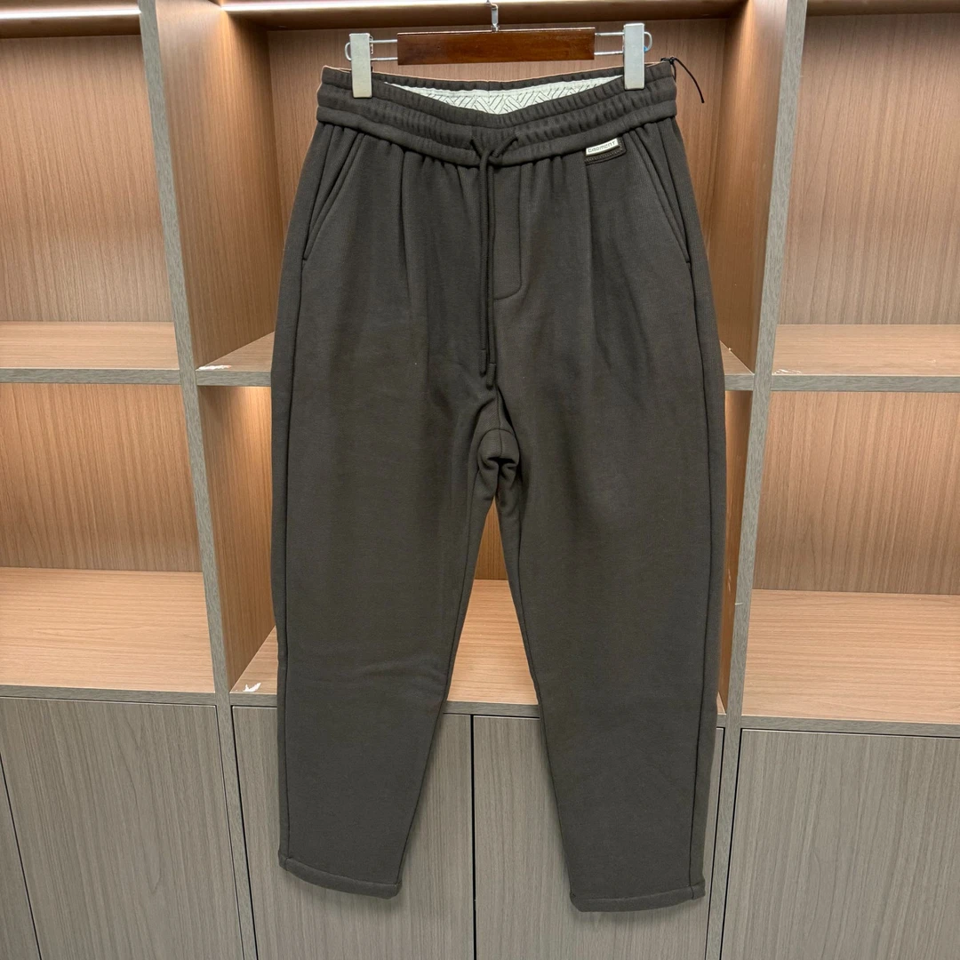 男女同款加绒经典秋冬休闲裤D34K01132005