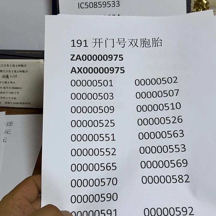 191双胞胎出货了出货了